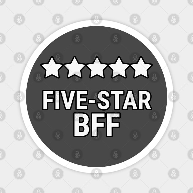 Five star BFF Magnet by Rabbit Hole Designs